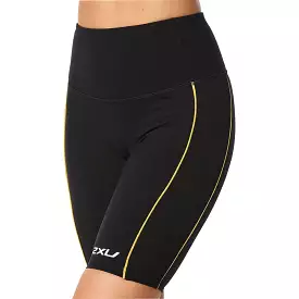 2XU Form Pop Seam Hi-Rise Bike Womens Short Running Tights - Black