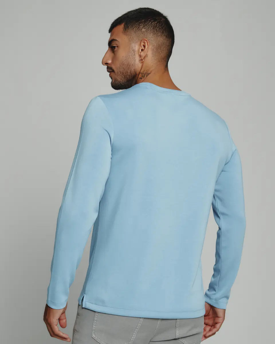 '7Diamonds' Men's REV Long Sleeve Tee - Blue