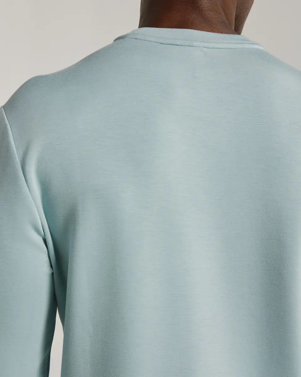 '7Diamonds' Men's REV Long Sleeve Tee - Seafoam