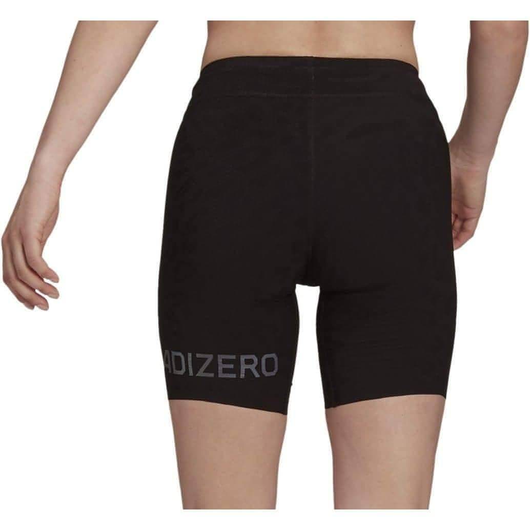 adidas Adizero PrimeWeave Womens Short Running Tights - Black