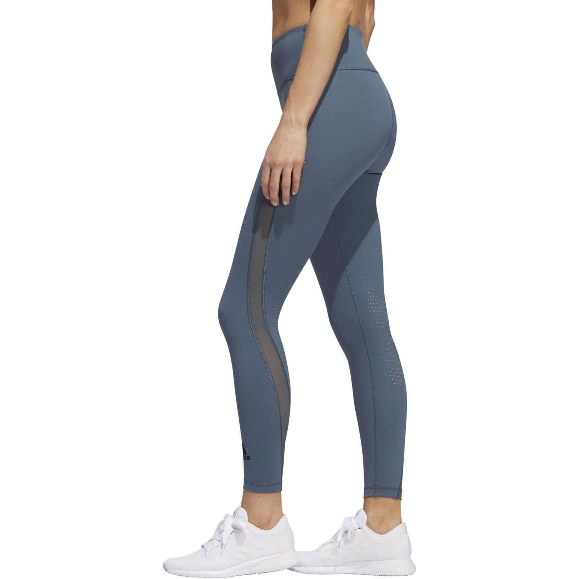 adidas AlphaSkin HEAT.RDY High Rise Womens 7/8 Training Tights - Blue