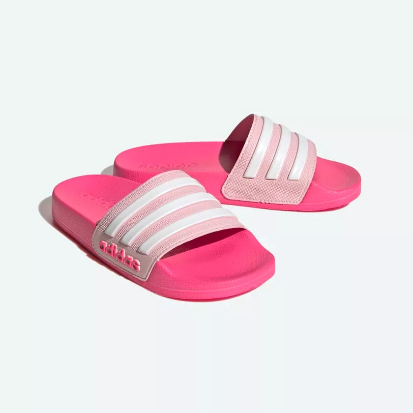 ADIDAS KIDS ADILETTE PINK SHOWER SLIDES