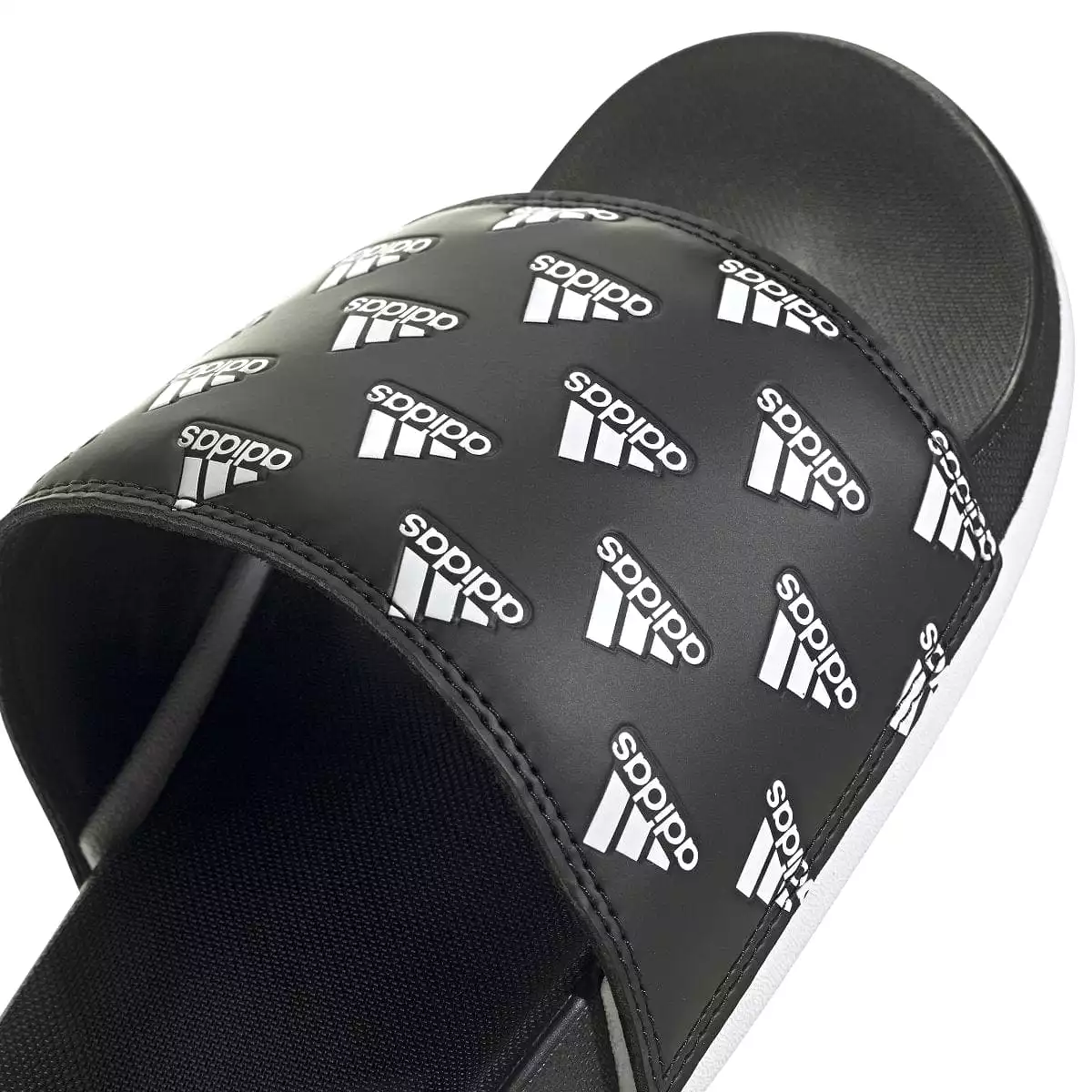 ADIDAS MEN'S ADILETTE COMFORT BLACK SLIDES