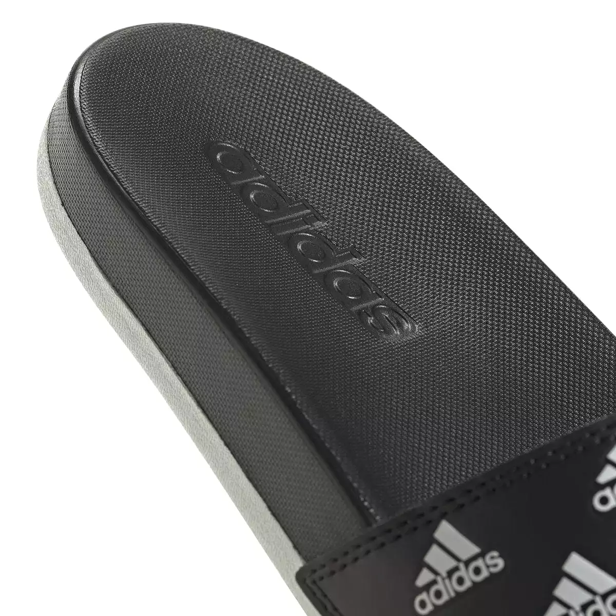 ADIDAS MEN'S ADILETTE COMFORT BLACK SLIDES