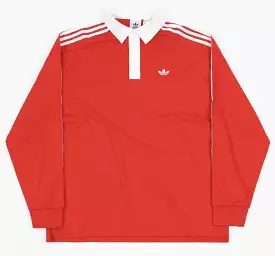 Adidas Solid Rugby Polo / Red