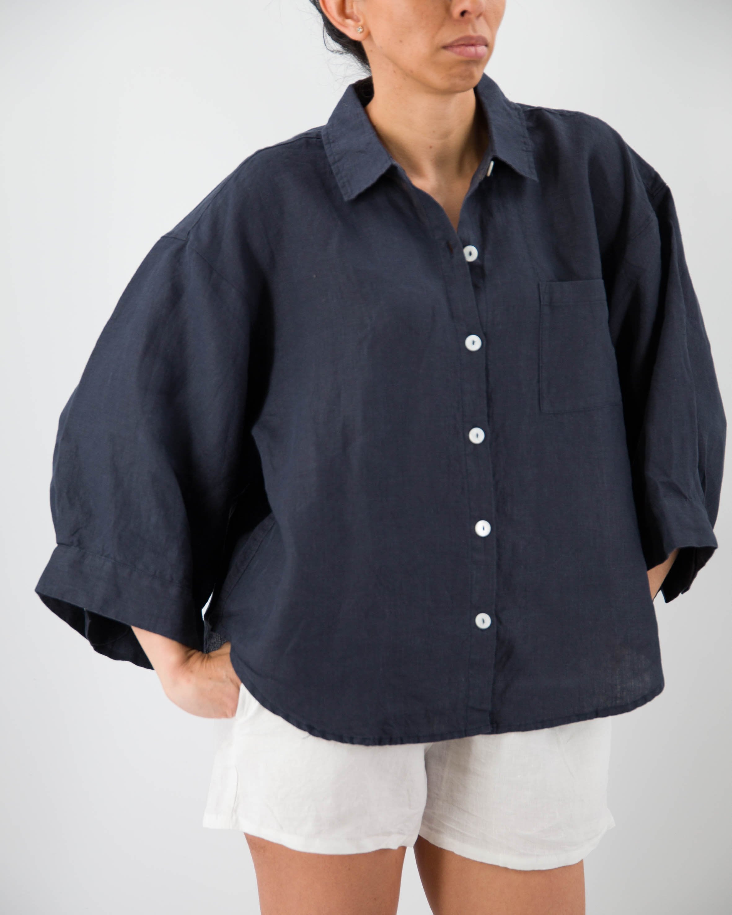 Agnes Linen Top