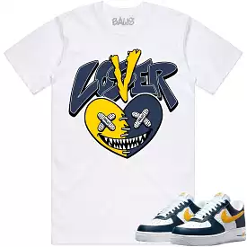 Air Force One Michigan AF1 Shirt to Match - MICHIGAN LOVER LOSER BAWS