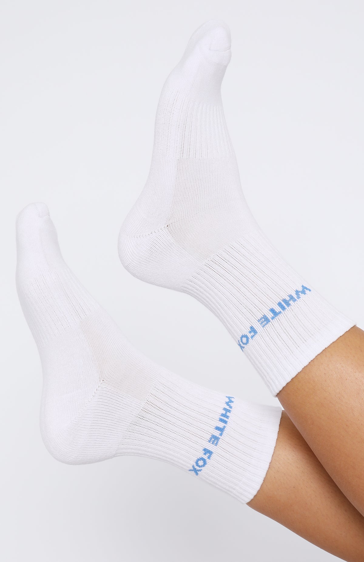 All For It Socks White/Blue