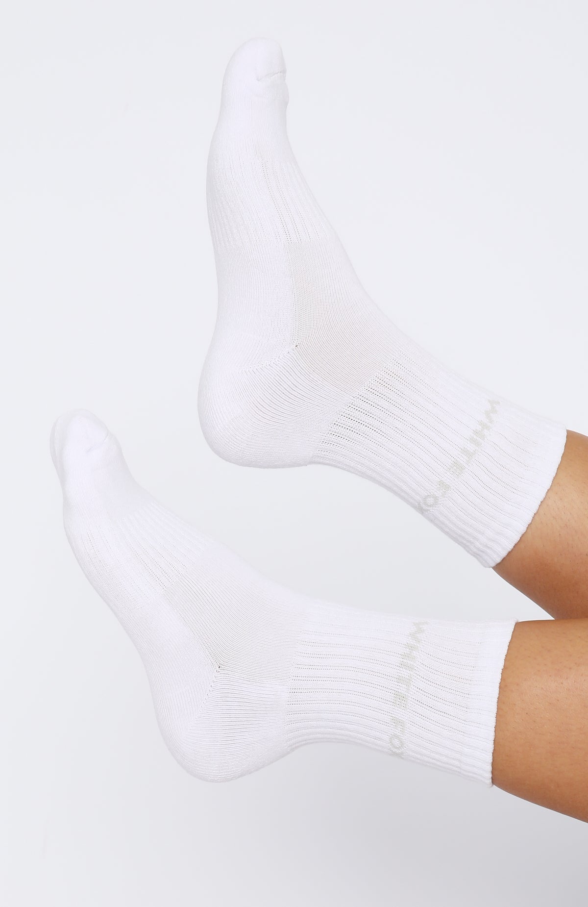 All For It Socks White/Moon