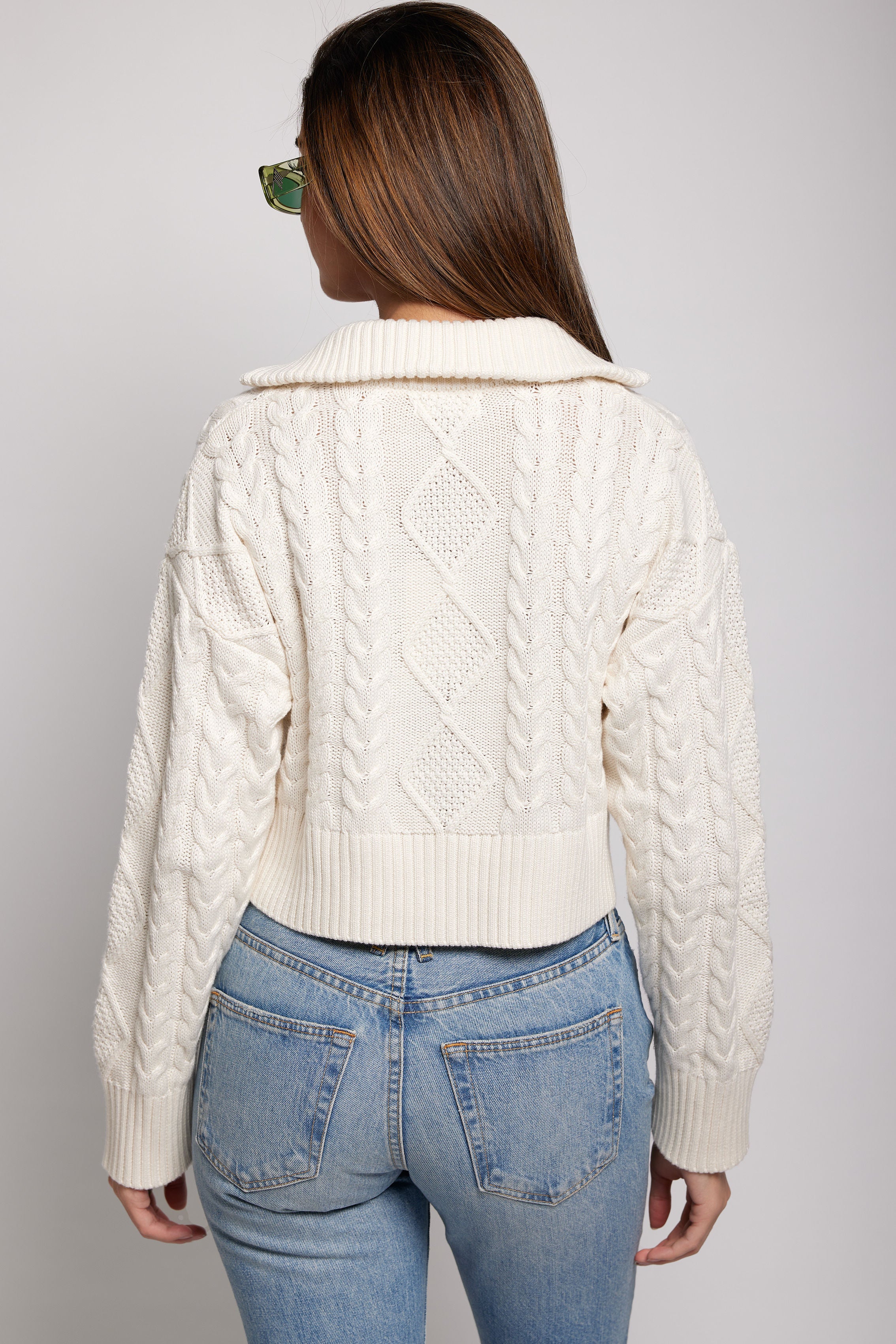 Anaya Sweater in Gardenia