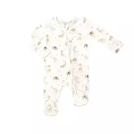 Angel Dear - Dreamy Safari Zipper Footie