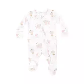 Angel Dear - Elephant + Bunny Ballerinas Zipper Footie