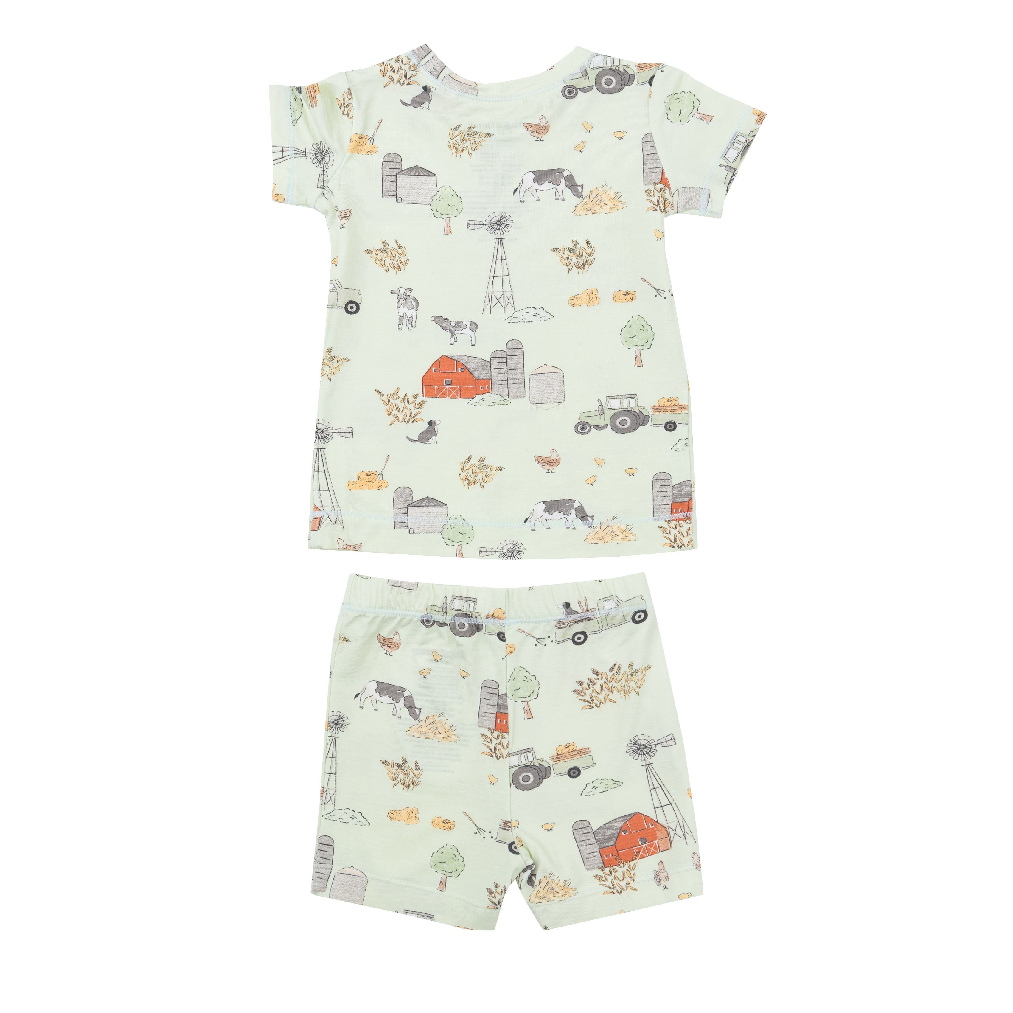 Angel Dear -  Hay Farmer Short Loungewear Set