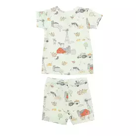 Angel Dear -  Hay Farmer Short Loungewear Set