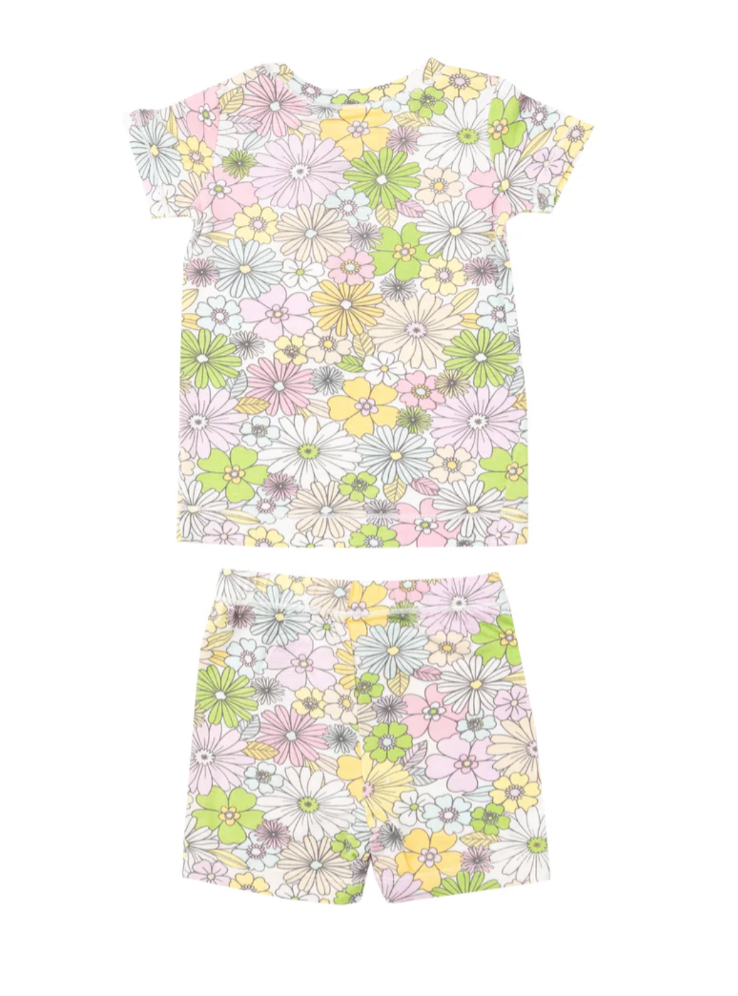 Angel Dear - Mixed Retro Floral Short Lounge Wear Set