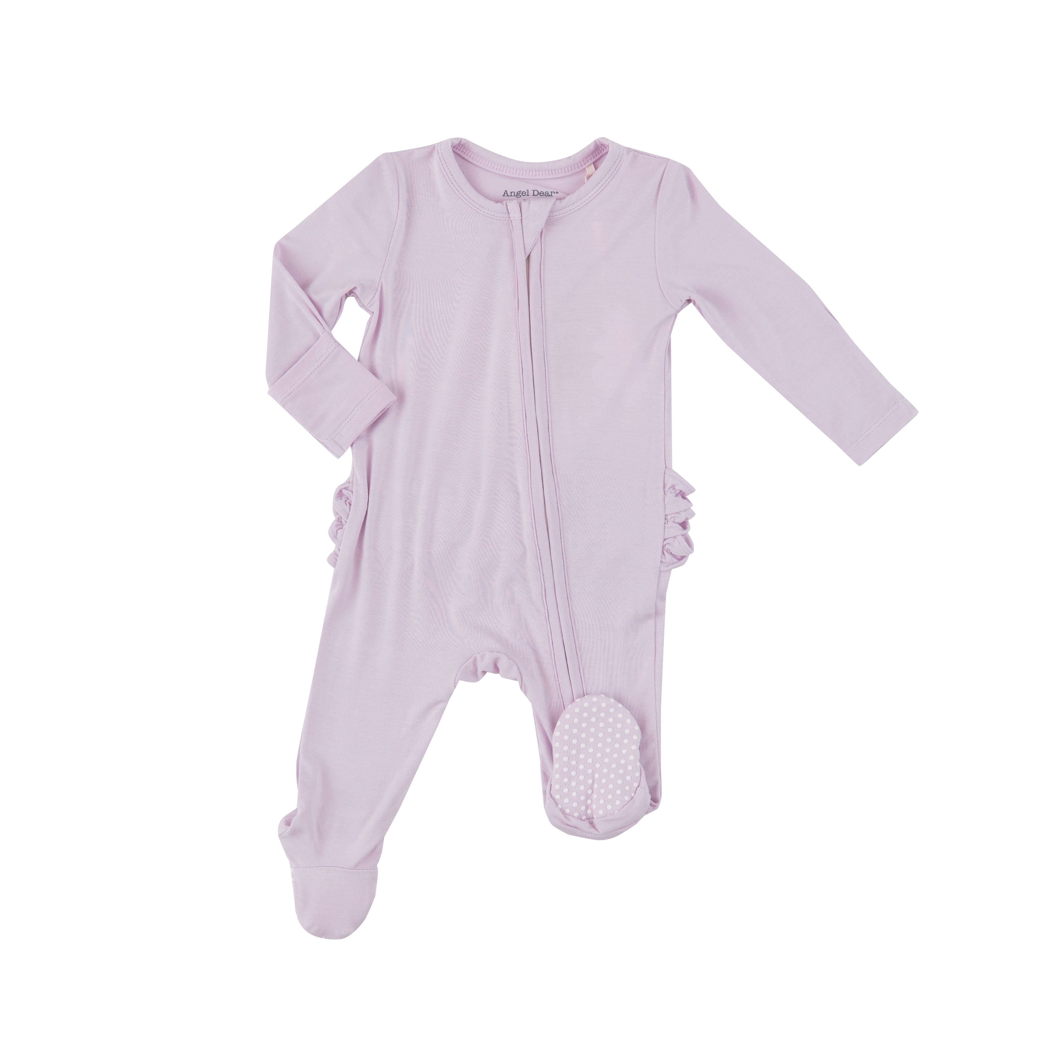 Angel Dear -  Orchid Hush Zipper Footie