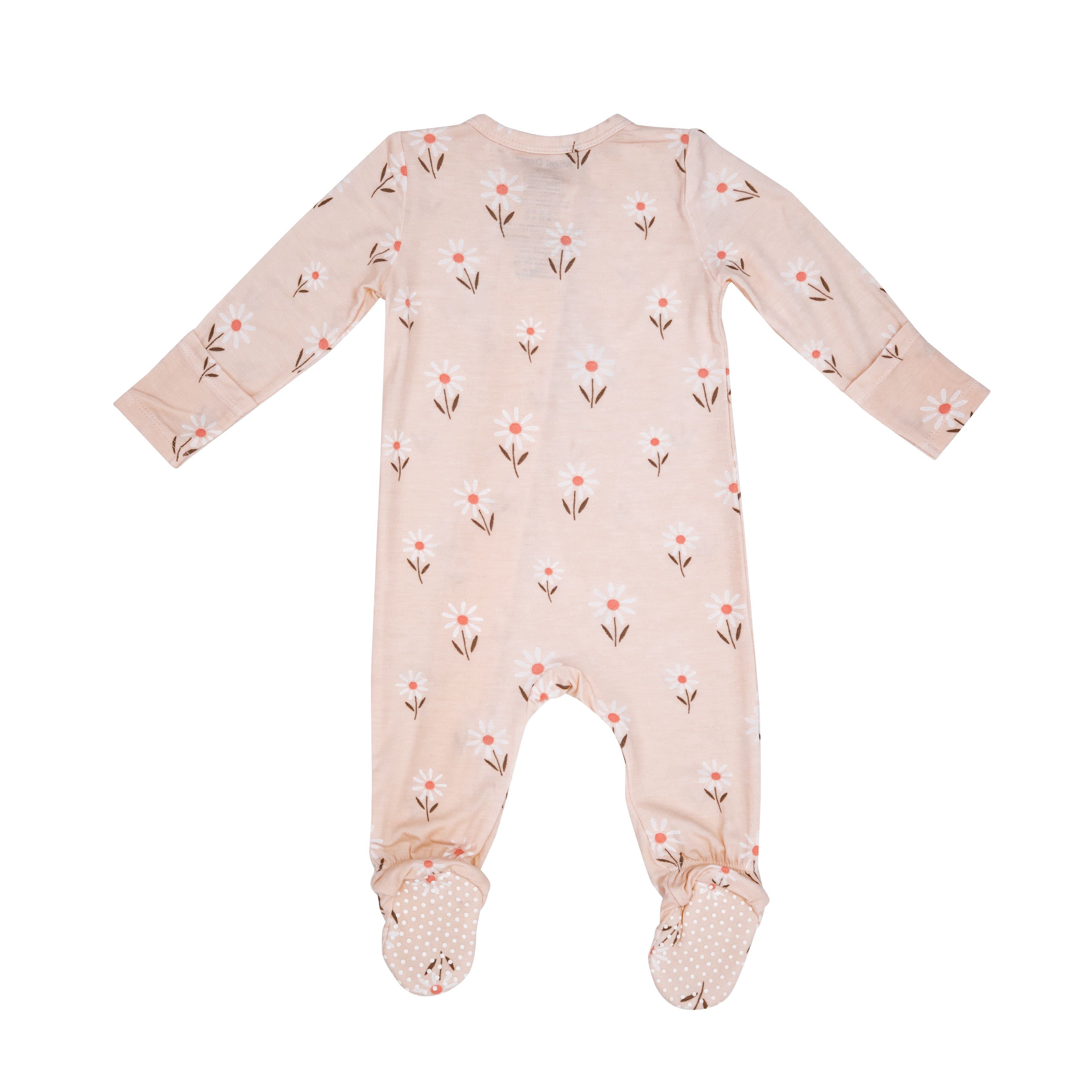 Angel Dear - Petite Daisy Zipper Footie