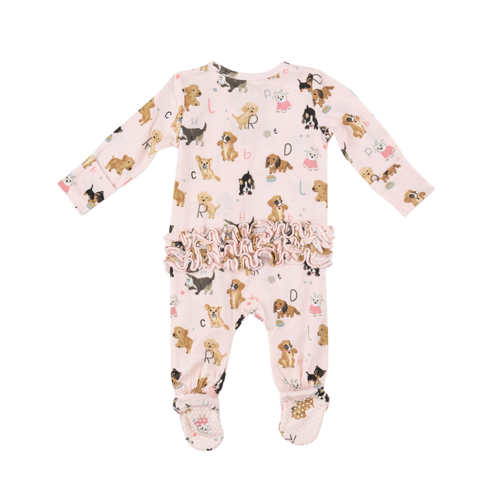 Angel Dear - Puppy Alphabet Zipper Footie