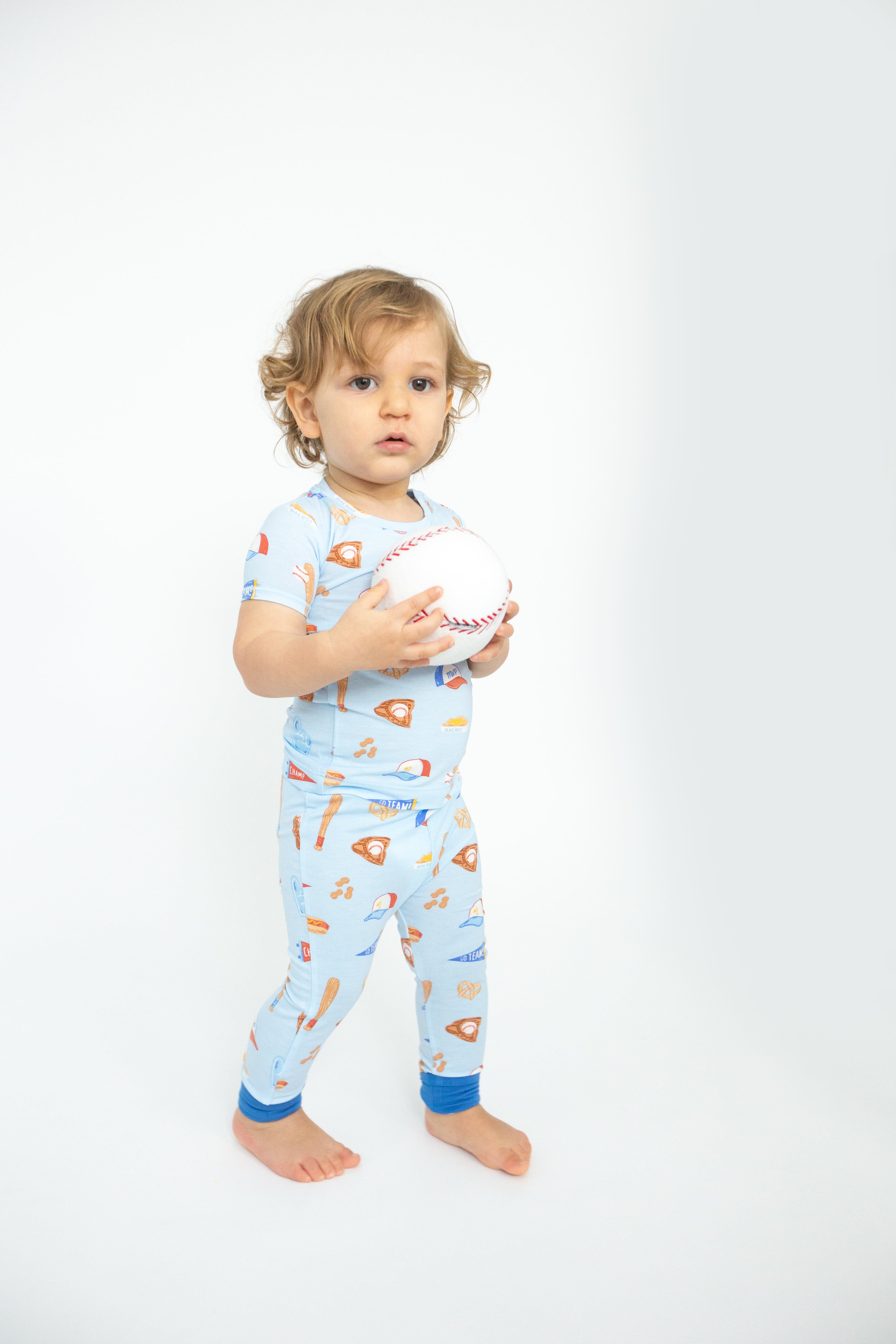 Angel Dear S/S Loungewear - Baseball