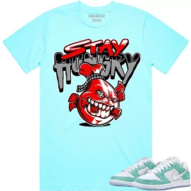 April Dunks Shirt to Match - RED STAY HUNGRY