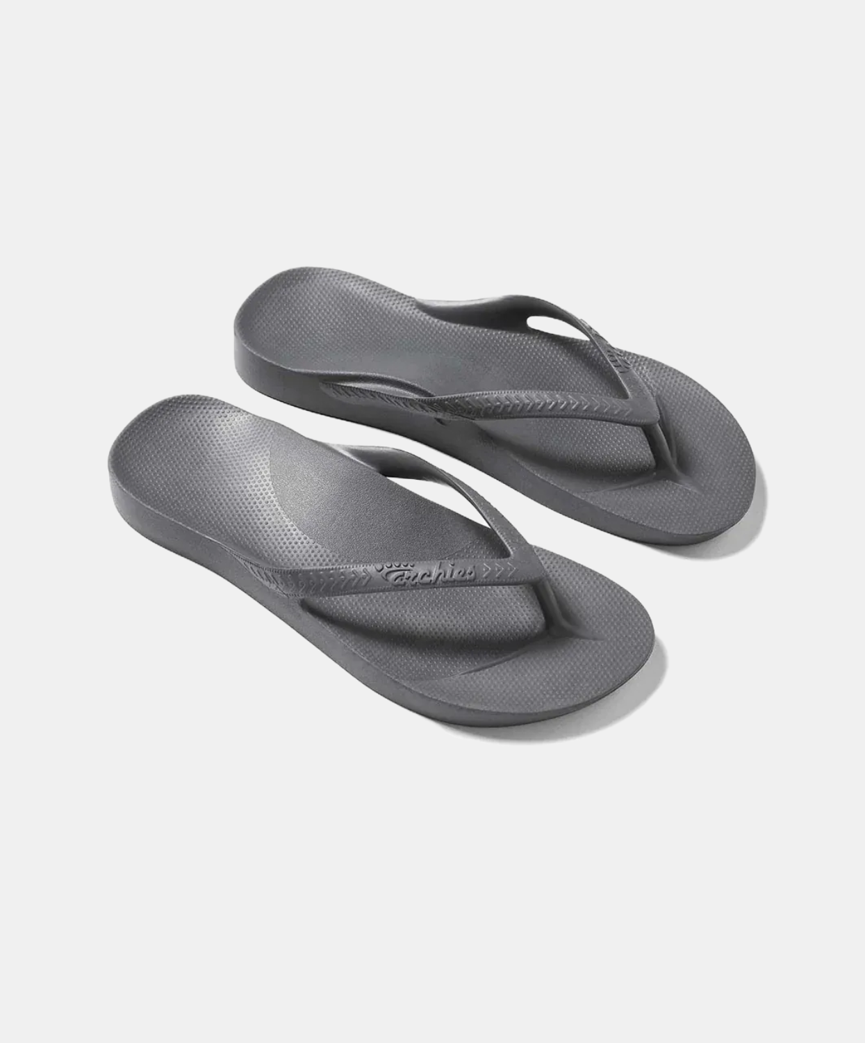 Archies Arch Support Charcoal Thongs