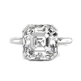 Ascher Cut Diamond Engagement Rings, Lab Grown