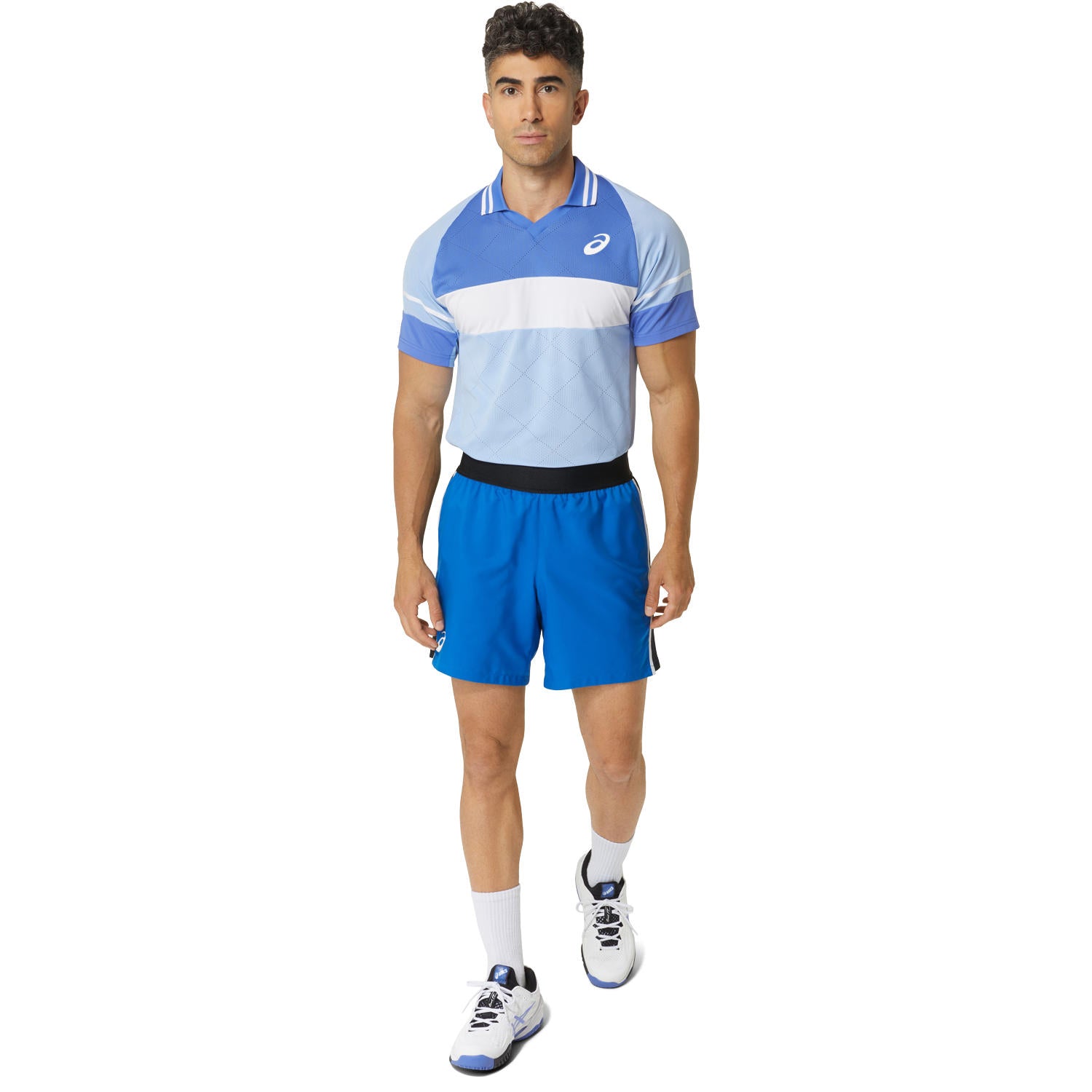 Asics Polo Shirt Match Actibreeze Heren Blauw