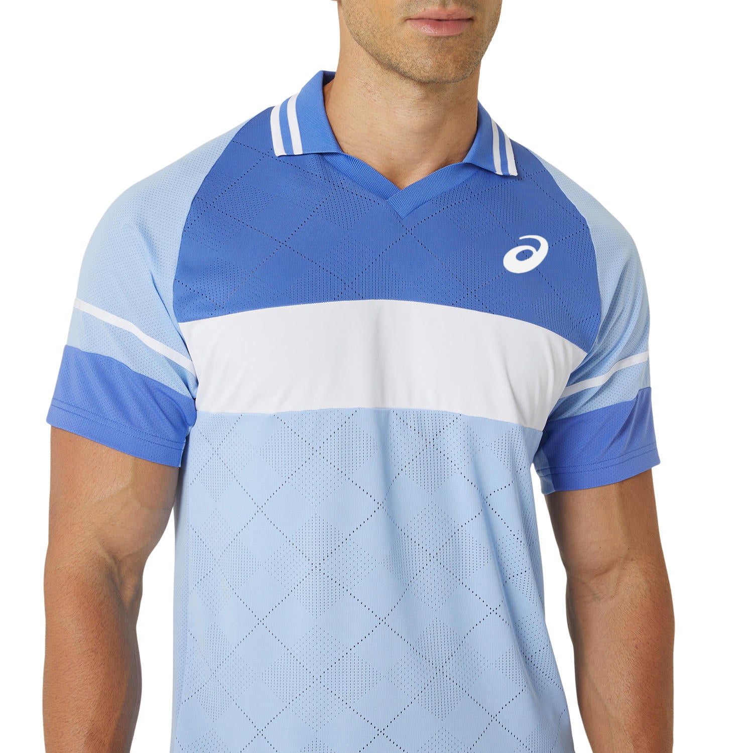 Asics Polo Shirt Match Actibreeze Heren Blauw