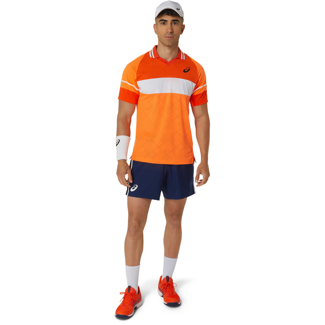 Asics Polo Shirt Match Actibreeze Heren Koi Oranje