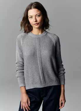 Autumn Cashmere - Open Stitch Crew - Platinum