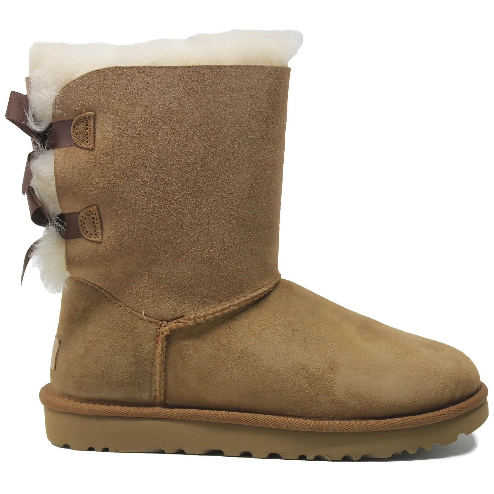 Bailey Bow II Water Resistant Suede Sheepskin Women's Winter Boots