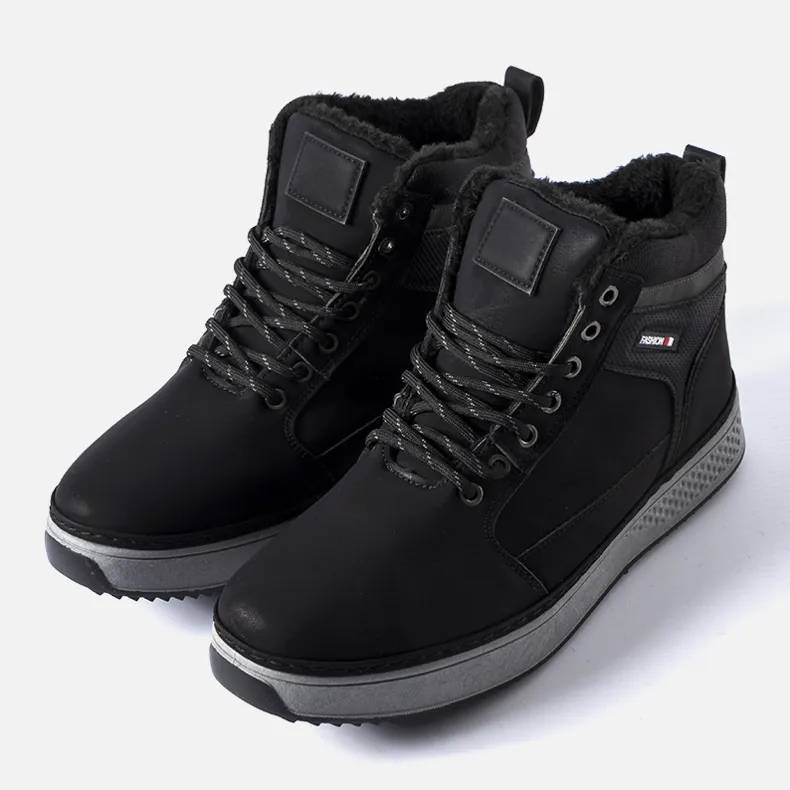 Black insulated Nicodemo winter boots