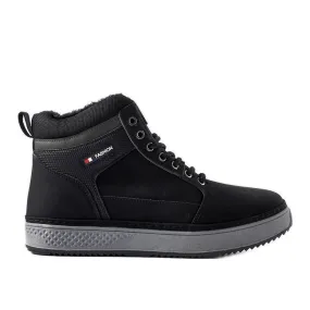 Black insulated Nicodemo winter boots