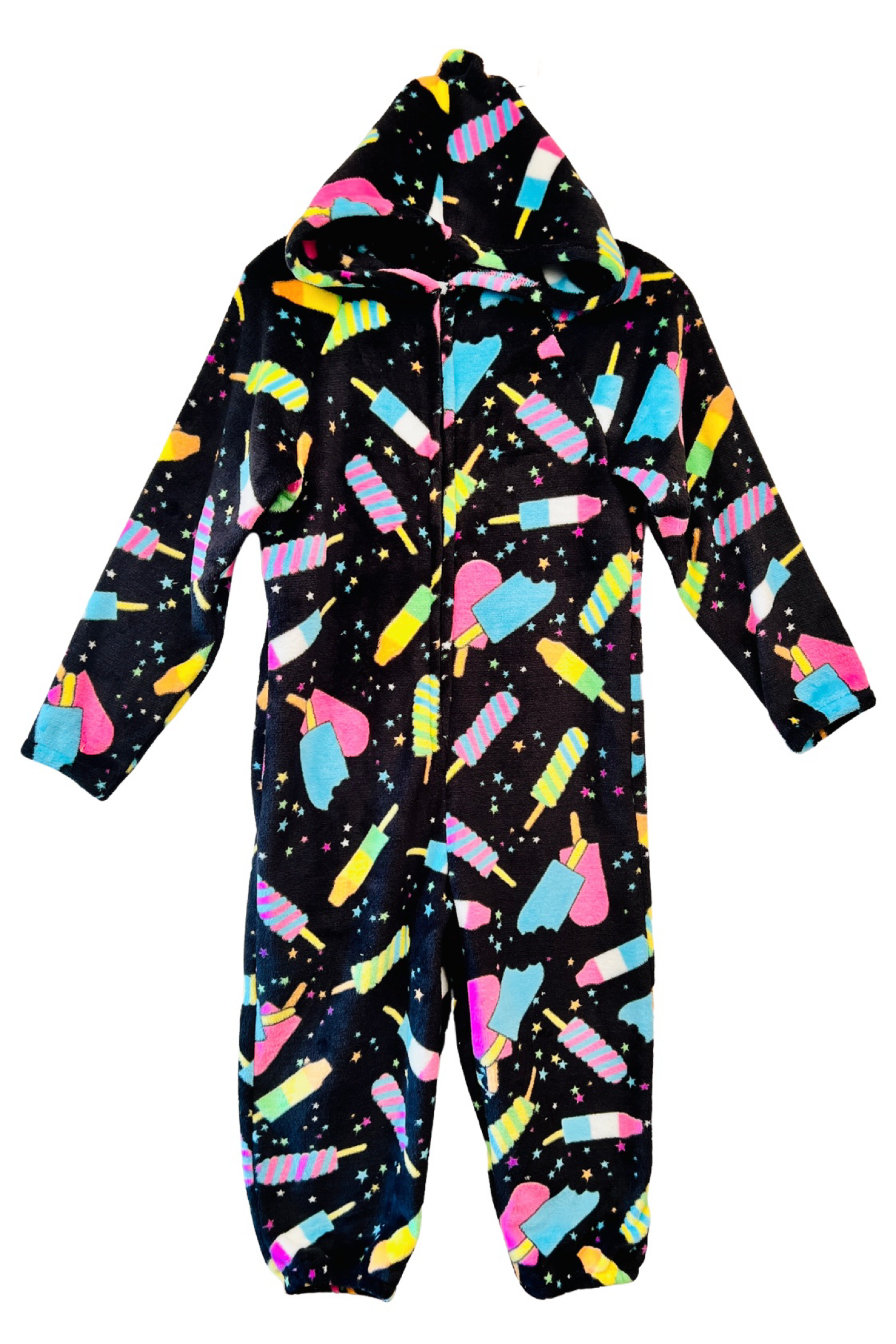 Black popsicle dreams pajama jumpsuit