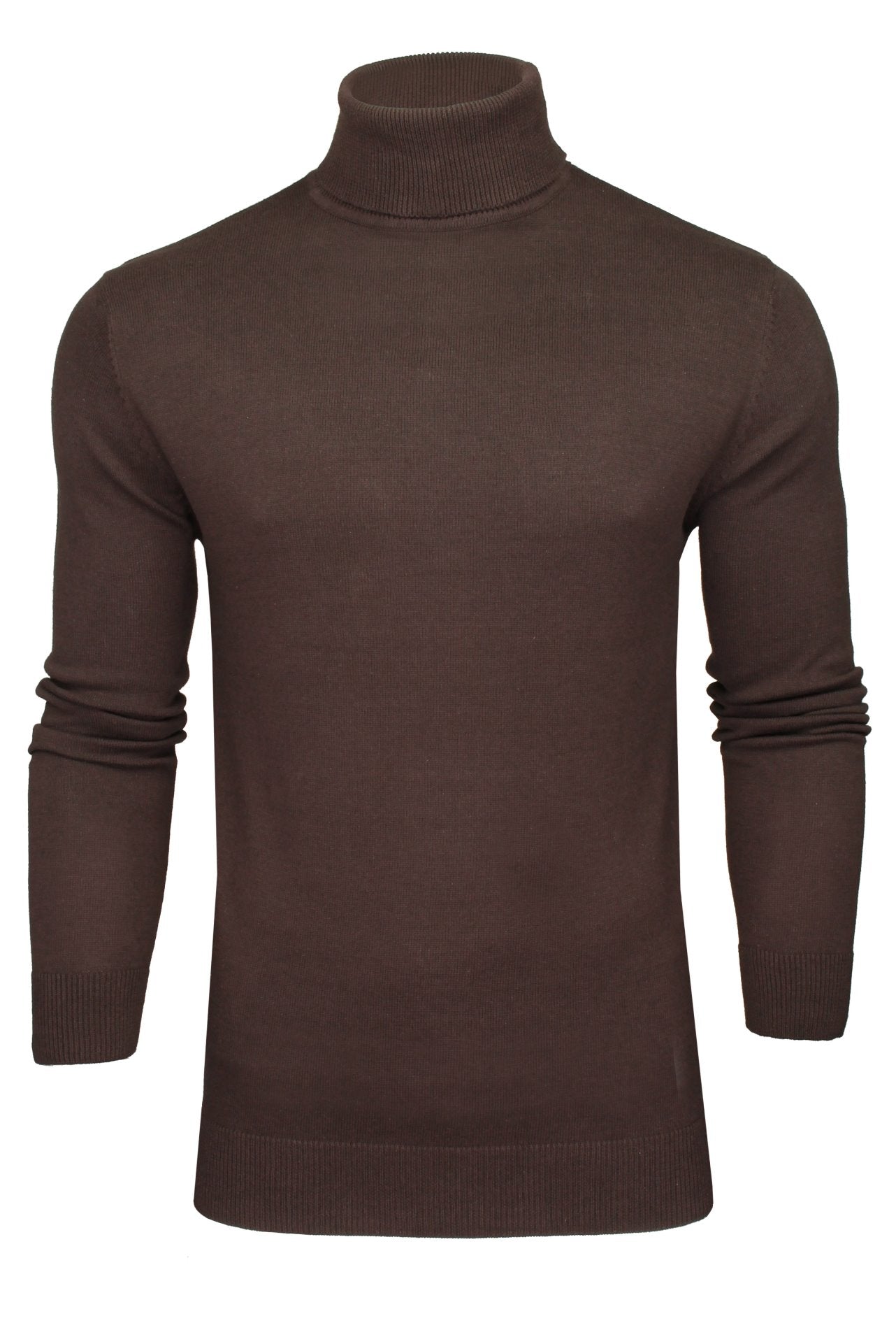 Brave Soul Mens Polo Roll Neck Jumper Hume