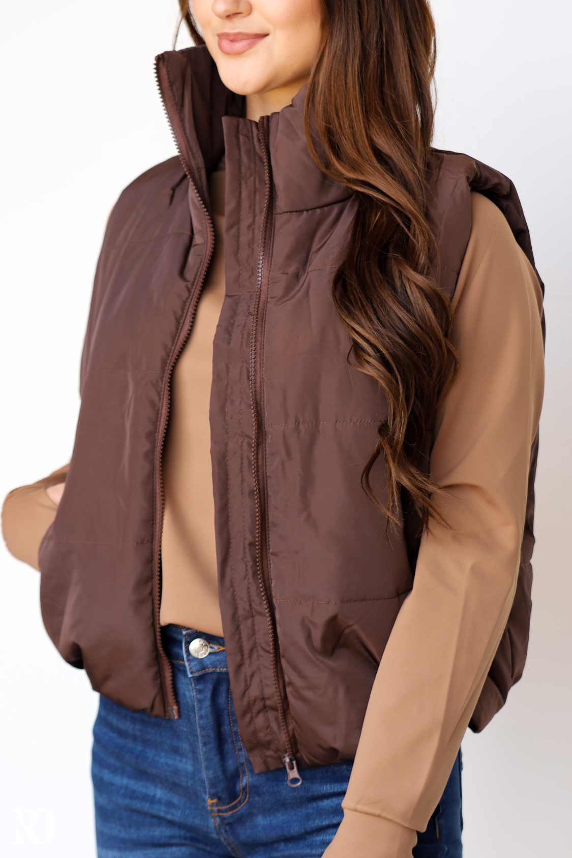 BROWN CLOUD VEST | RD ESSENTIALS