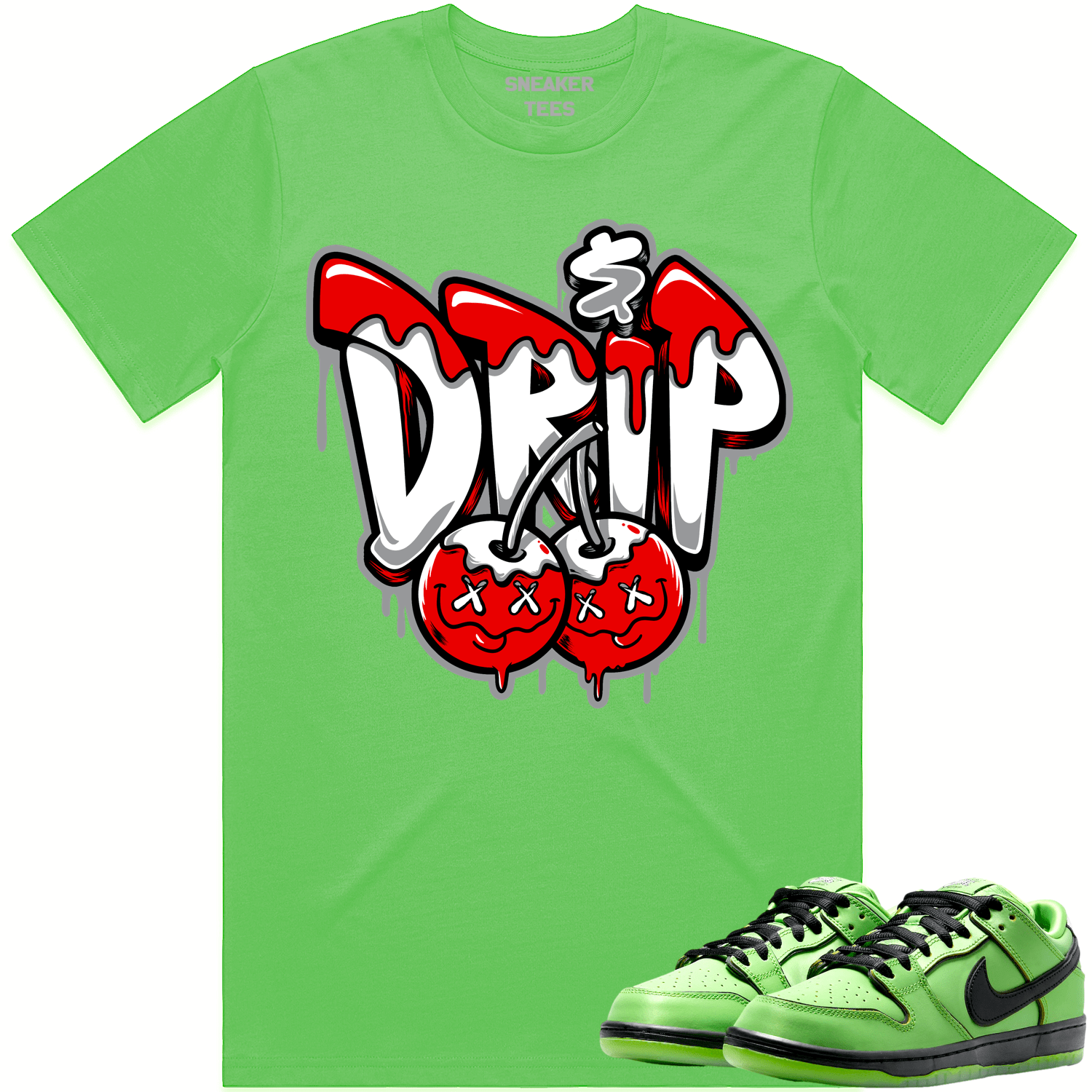 Buttercup PowerPuff Girls Dunks Shirt to Match - RED MONEY DRIP