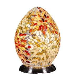 Coloured Mosaic Egg Lamp