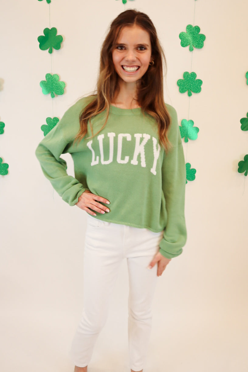 Cooper Lucky Sweater - Matcha