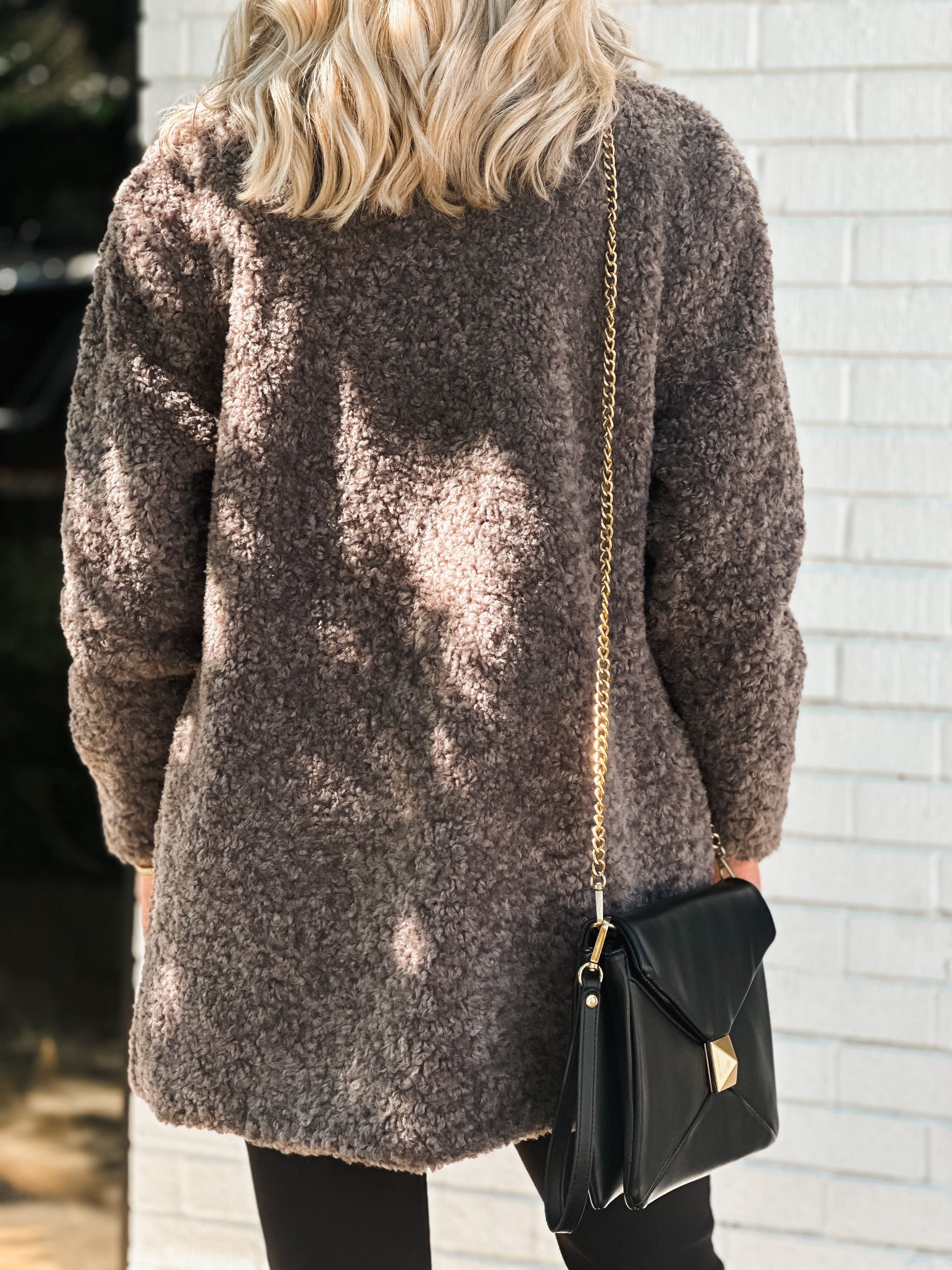 Core Cappuccino Sherpa Coat