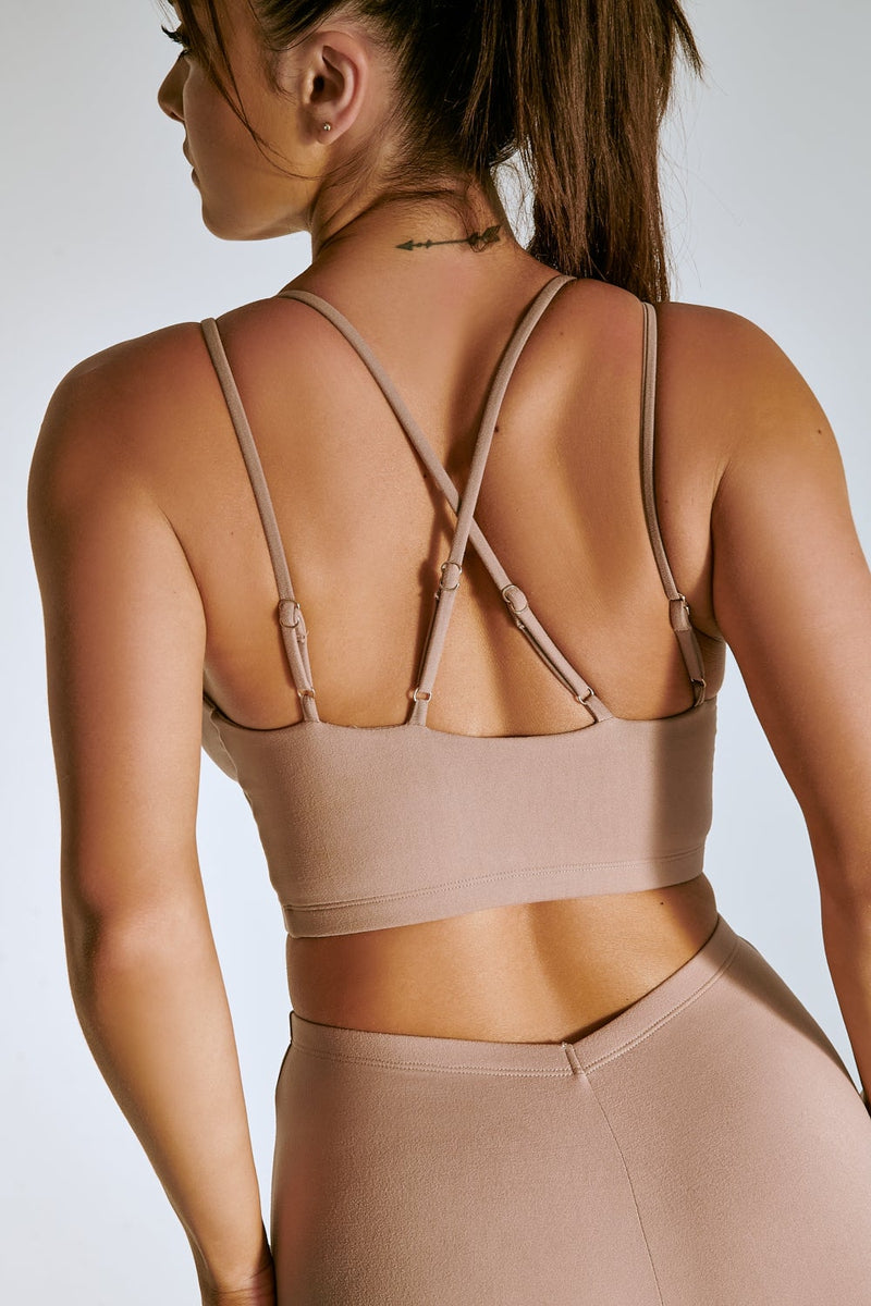 CXIX LuxLounge Triangle Top - Taupe