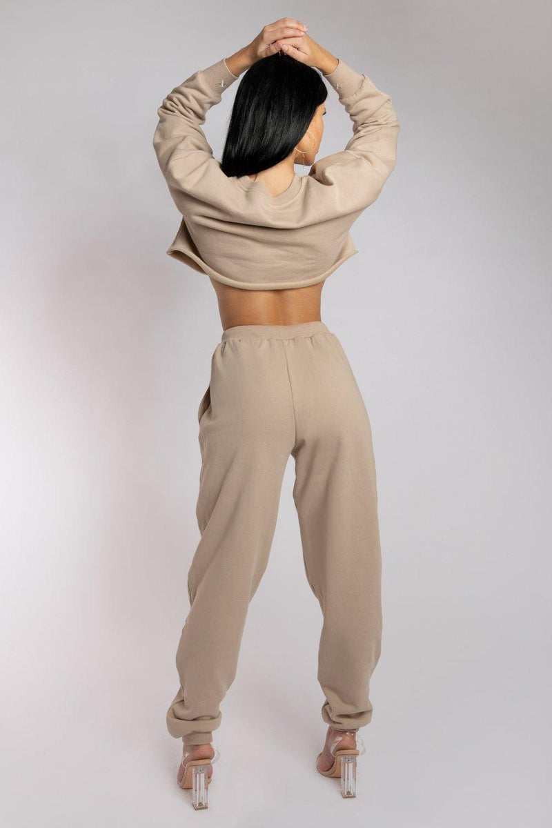 CXIX Oversized Jogger Bottoms - Fawn