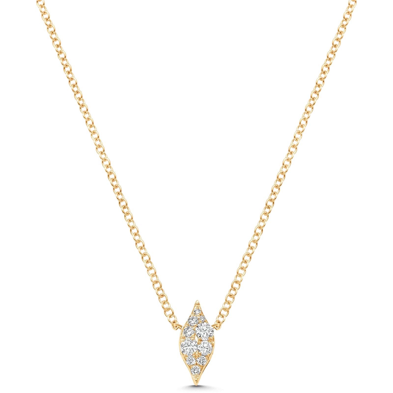 Donna Pave Diamond Necklace