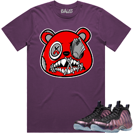 Eggplant Foamposites Shirt to Match - ANGRY MONEY TALKS BAWS