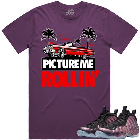 Eggplant Foamposites Shirt to Match - RED PMR