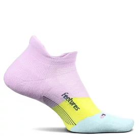 Feetures Elite Light Cushion No Show Tab Socks - Purple Orchid