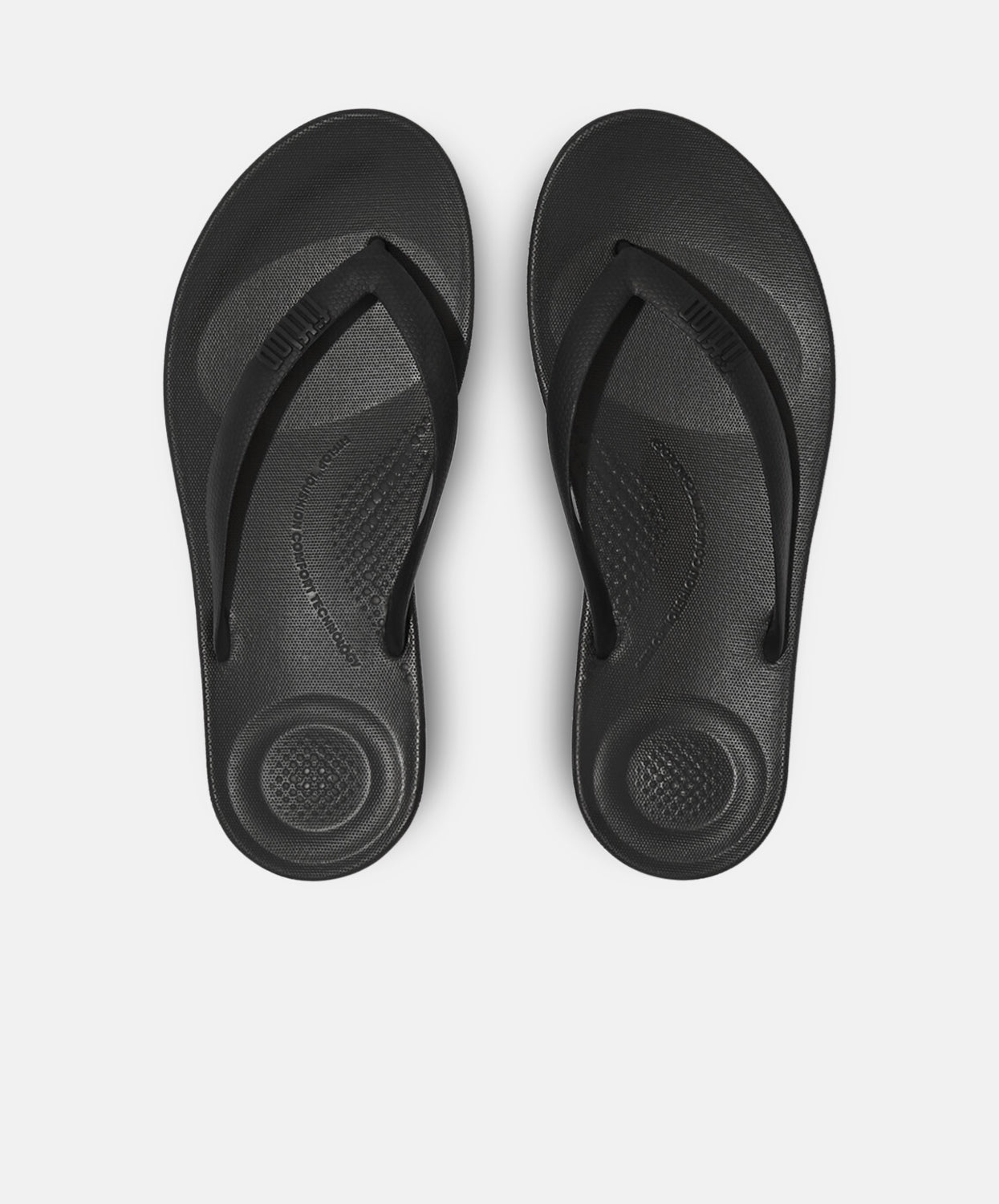 FitFlop iQushion Ergonomic Thongs Black