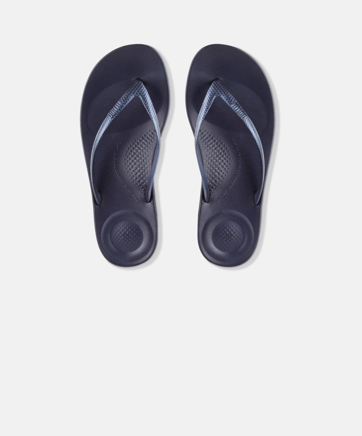 FitFlop iQushion Ergonomic Thongs Navy