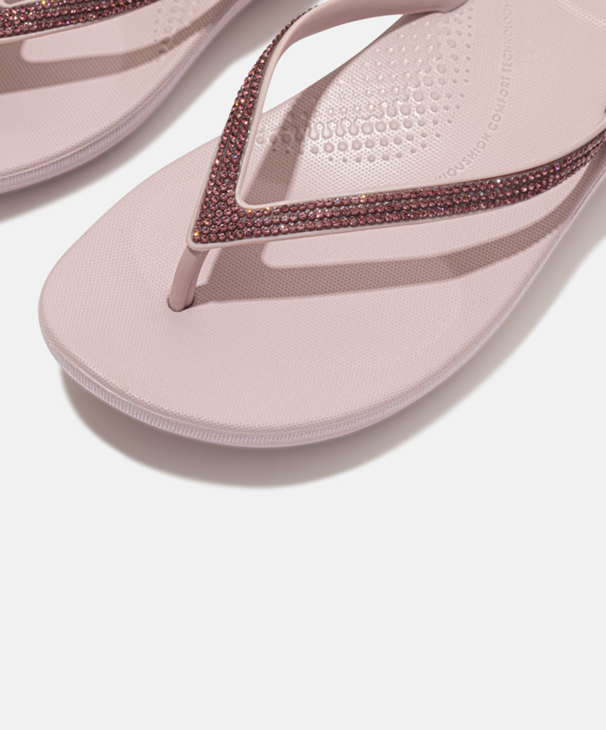 FitFlop iQushion Sparkle Thongs Purple