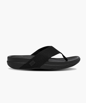 FitFlop Surfer Toe-Thongs Black